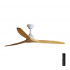 FARO Barcelona FARO 33728DC - Stropný ventilátor ALO L drevo/biela pr. 152 cm + diaľkové ovládanie FA33728DC + záruka 3 roky zadarmo