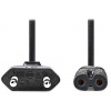 NEDIS napájecí kabel pro adaptéry/ Euro zástrčka - konektor IEC-320-C7/ přímý-přímý/ dvoulinka/ černý/ bulk/ 2m CEGL11042BK20