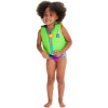 SPEEDO PRINTED FLAT VEST IU CHIMA AZURE BLUE/FLURO GREEN VEĽ. (SPEEDO PRINTED FLAT VEST IU CHIMA AZURE BLUE/FLURO GREEN VEĽ.)