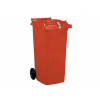 Zberná nádoba so zámkom červená - 120 l