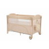 KikkaBoo Postieľka cestovná Milky Way Beige