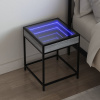 Nočný Stolík S Nekonečnými Led 40X40X51 Cm