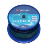 VERBATIM CD-R(50-Pack)Spindle/Crystal/DLP/52x/700MB 43343