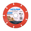 XTline XT161125 Kotouč univerzální na dřevo, plast | 125x1,2x22,2 mm