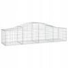Gabion - Arched Gabon Basket, 200x50x40/60 cm, galvanizované železo (Arched Gabon Basket, 200x50x40/60 cm, galvanizované železo)