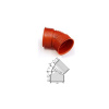 Elmo-Plast KOLENO URB DN 150 45° 05118
