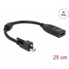 Delock 62640 Mini-DisplayPort / HDMI adaptér [1x mini DisplayPort zástrčka - 1x HDMI zásuvka] čierna; 62640