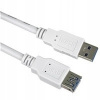 PremiumCord ku3paa5w USB 3.0 Super-speed 5Gbps A-A, MF, 9pin, 5m bílý