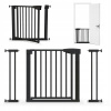 Zábradlie dverí, schody, Mark Adler, rozšírenie, čierne nadstavce (ROZŤAŽNÁ LIŠTA NA OCHRANU DVERÍ SCHODISKA NÁDSTAVCE Mark Adler ČIERNA)