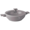 BERLINGERHAUS Wok s titánovým povrchom a pokrievkou 30 cm Taupe Collection
