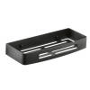 GEDY 241714 Smart polica do sprchy, 30 x 4,5 x 12,8 cm, čierna matná