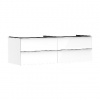Hansgrohe Xelu Q - Umývadlová skrinka, 50x156x55 cm, 4 zásuvky, lesklá biela/chróm 54090000