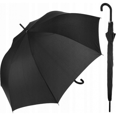 Dáždniky - Automatický, dlhý, skladací dáždnik, XL Doppler Black (Dáždnik s dlhým strojom Doppler Fiber Golf Blackstar)