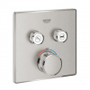 Grohe GROHTHERM SMARTCONTROL podomítková termostatická baterie, pro 2 spotřebiče, Water Saving, supersteel