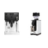 Rancilio Silvia PRO X, černá + Eureka Mignon Zero, BL white