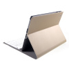 AppleMix Odnímateľná klávesnica Bluetooth + kryt / puzdro pre Apple iPad 2 / 3 / 4 - zlatá