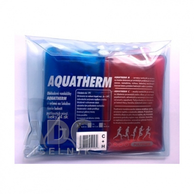 Aquatherm obkladový vankúš 9 x 30 cm chladivý + hrejivý 2 ks