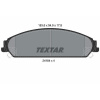 TEXTAR Sada brzdových platničiek kotúčovej brzdy TEXTAR 2416401