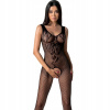 Bodystocking Passion BS098 (řada Erotic Line) veľ. univerzálny čierny
