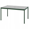 Záhradný stôl, stolík - Tmavo zelená záhradná tabuľka Ikea Segeron 91x147 cm (Tmavo zelená záhradná tabuľka Ikea Segeron 91x147 cm)