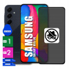 PUZDRO PRE SAMSUNG GALAXY A55 5G, VYSTUŽENÉ PRIEHĽADNÝM SKLOM + PANCIEROVÝM SKLOM
