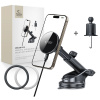 TECH-PROTECT MM15W-V10 MAGNETIC MAGSAFE DASHBOARD & VENT CAR MOUNT WIRELESS CHARGER 15W Čierny