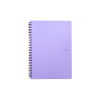 oxybag Krúžkový blok A5 PP linajkovaný 60 listov PASTELINI purple
