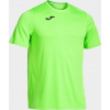 Joma Futbalový dres T-SHIRT COMBI GREEN FLUOR S/S, veľkosť L