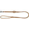 TRIXIE BE NORDIC kulaté kožené vodítko XS-L: 1.20 m/ 8 mm, hnědá