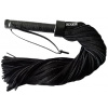 ROUGE Long Suede Flogger Leather Handle Black