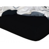 Dadka Jersey prestieradlo čierne rozmer 80x200 cm.