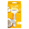 Gillette Holiaci strojček +2 ks náhradných žiletiek woman Venus Comfortglide Coconut