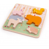 Bigjigs Toys Drevené puzzle ANIMALS
