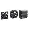 ENDORFY FORTIS 5 DUAL FAN SPC307 Chladenie CPU Ventilátor pre PC Chladič 14/12 cm Čierny