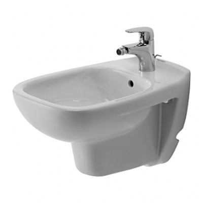 Duravit D-Code - Závesný bidet 355x545 mm, biela 22571500002