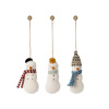 Vianočná ozdoba Snowman - set 3 ks
