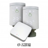 XTEND HOME POŠKOZENÝ OBAL - Xtend Home Tuya chytrý set brána Zigbee + 2x termostatická hlavice dispej na boku