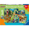RAVENSBURGER Puzzle Scooby Doo: Nočné mory 3x49 dielikov