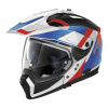 Moto helma Nolan N70-2 X 06 Skyfall N-Com Metal White 60 biela M