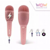 Mikrofón karaoke bluetooth s príveskami USB WOW