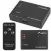 ROZBOČOVAČ PREPÍNAČA LANBERG VIDEO 3X HDMI ČIERNY + MICRO USB PORT + DIAĽKOVÉ OVLÁDANIE