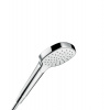 Hansgrohe 26816400 CROMA Select E ručná sprcha 1jet, EcoSmart biela/chróm HG 26816400