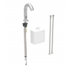 Geberit Piave Elektronická termostatická umývadlová batéria, batériové napájanie, easy to clean, kefovaná nerezová 116.168.SN.1