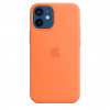 Apple iPhone 12 mini Silicone Case with MagSafe, kumquat MHKN3ZM/A