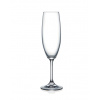 Bohemia Crystal Poháre na šampanské Lara 220ml ZĽAVA-neúplný set 3ks zo 6