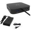 I-tec dokovacia stanica USB-C Dual Display / 2x DP / 2x USB-C / 5x USB / LAN / Power Delivery 65W + univerzálna nabíjačka 112W
