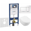 GEBERIT Duofix súprava 5v1 - inštalačný modul, závesné WC s DirectFlush a Softclose WC sedadlo VILLEROY & BOCH Subway 2.0, tlačidlo Sigma20 Square, 115.883.KJ.1 (biela/lesklý chróm), 111.300.00.5 NI5