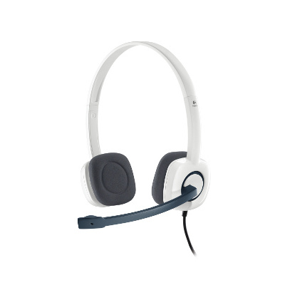 Logitech® Headset H150 Stereo s mikrofónom, biele