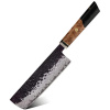 IZMAEL Damaškový kuchynský nôž Airi Nakiri/Zelená 17.5 cm