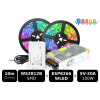 Programovateľný set RGB-IC LED pásika WS2812B SMD, IP65 | WLED.sk